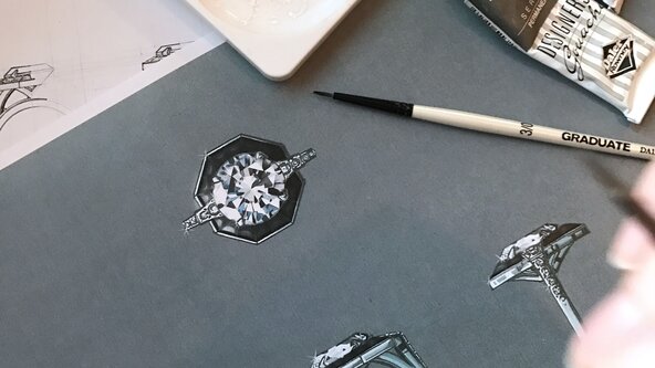 Gouache Illustration (Tuesday Group)