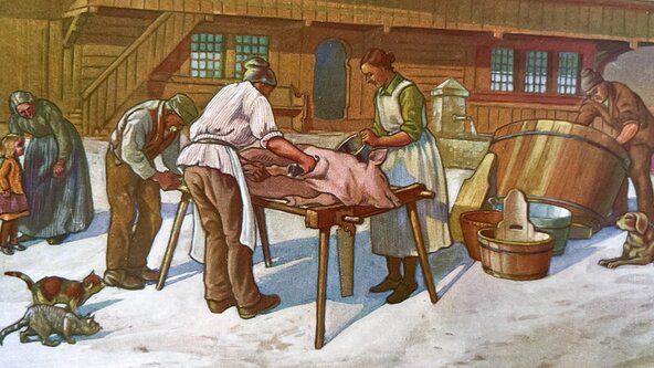 Fleischfreuden: Aus der Kulturgeschichte der Metzgete