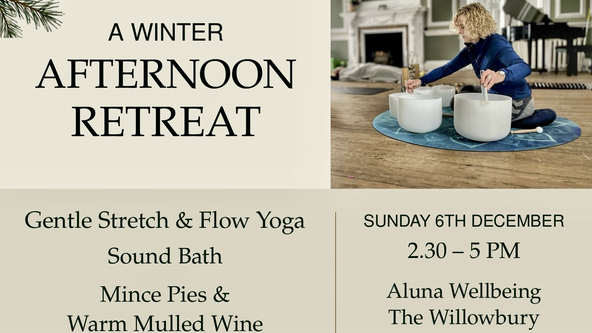 WINTER STRETCH & FLOW, SOUND BATH, MINCE PIES & MULLED WINE