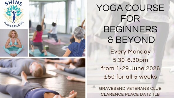 YOGA COURSE FOR BEGINNERS & BEYOND - 5 WEEKS