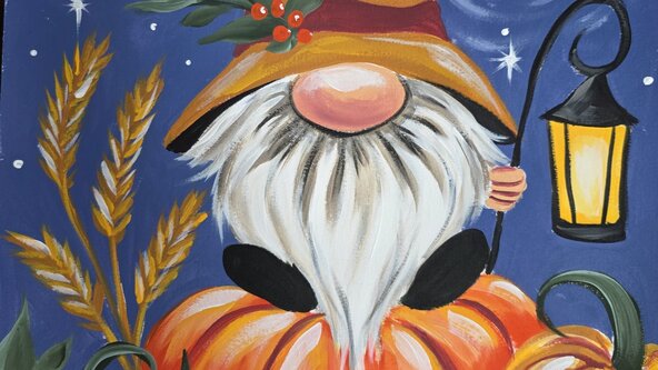 Autumn Gonk Paint & Prosecco at Jennys Cafe, Chard