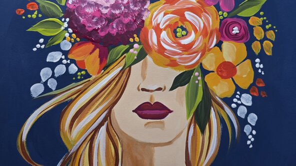 "Blooming Lovely" Paint event at Yalham Hayes, TA3 7ED