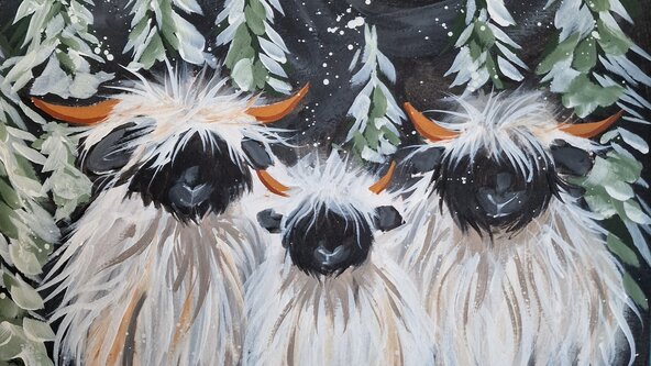 Winter Sheep Paint Event at Ashill Village Hall