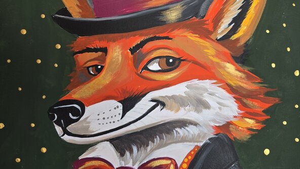 Phileas Fox Paint & prosecco at Chard Football Club
