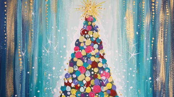 Christmas Tree paint & ploughman's at The Feed Station