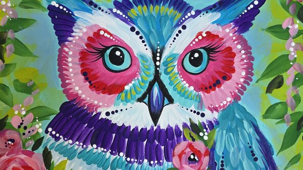 Owl Paint Event at Great Bow Wharf, Langport