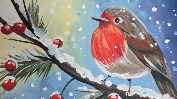 Robin Paint event at Victoria Park Community Centre, Bridgwater