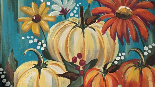 Paint & Prosecco - Pumpkins - at The Bell Inn Broadway
