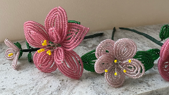 Beaded 3D Flower Workshop - For anyone over 15 years old