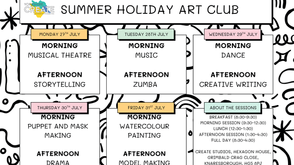 Summer Holiday Art Club