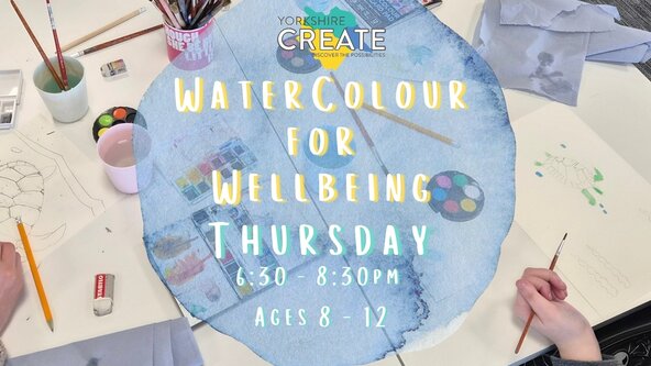 Watercolours for Well Being, for adults