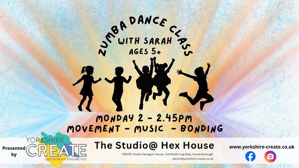 Zumba Dance Class With Sarah, for Children Ages 5+
