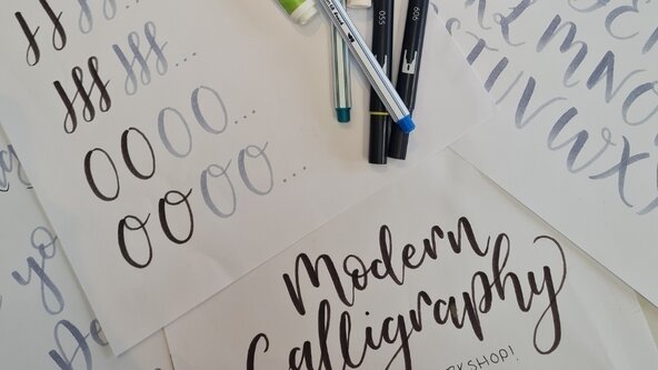 Christmas Calligraphy & Card Making