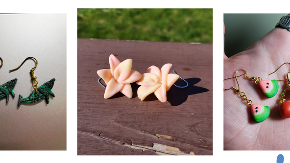 Polymer Clay Earrings Workshop