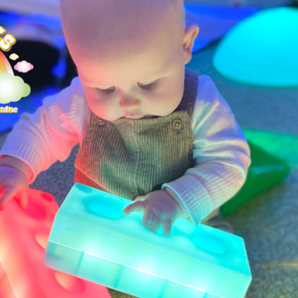 🌈Block Little Bunnies (confident sitting - beginning walking) 🎵 at PlayTown ➡️ Click To Book