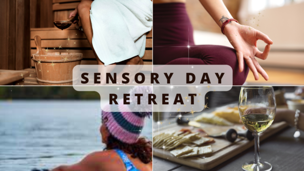 🧘🍇SENSORY DAY RETREAT: Swim, Sauna, Yoga + Winery Experience