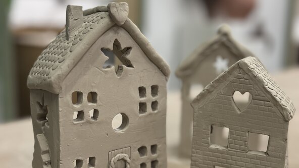 Christmas Tea Light House