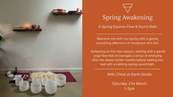 Spring Awakening: A Spring Equinox Gentle Flow & Sound Bath