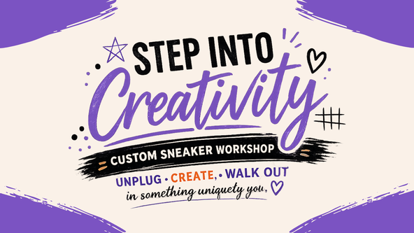 Step Into Creativity: Custom Sneaker Workshop
