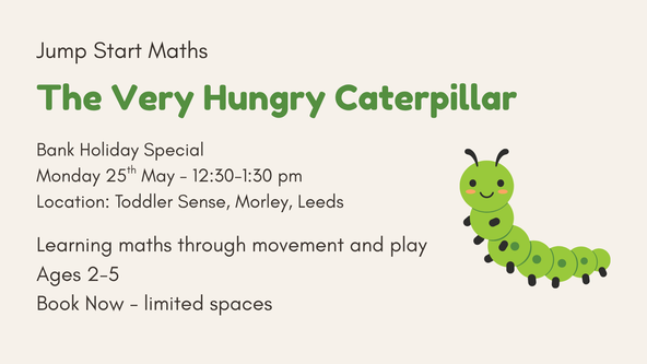 The Very Hungry Caterpillar Maths Class (Ages 2–5) – Bank Holiday Special