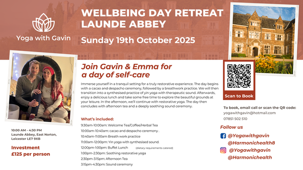 Launde Abbey Wellbeing Day Retreat 
