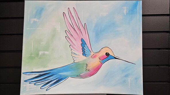 Hummingbird Painting Workshop