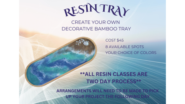 Resin Bamboo Trinket Boards with Jan