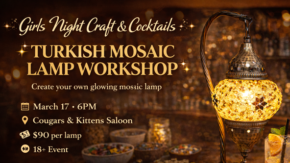 Lamp Class at Cougars and kittens Saloon 18+