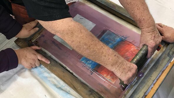 SUMMER: LAYER BY LAYER: Screen Printing & Collage - ALL / SSAP25