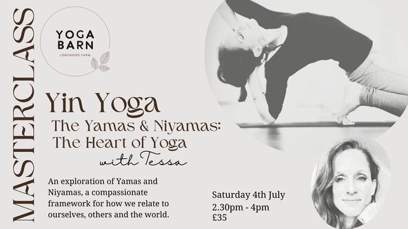 YIN YOGA MASTERCLASS - Yin Yoga & the Yamas & Niyamas: The Heart of Yoga