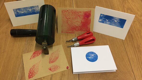 SUMMER: Print Greeting Cards & Wrapping Paper (aged 9 - 15)