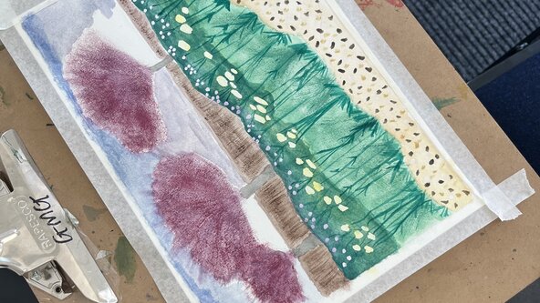 Plein-air painting - Adult Art Class