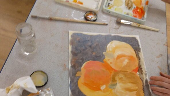 Summer Holiday: Painting Still Life Using Acrylic  (Aged 10 - 15)