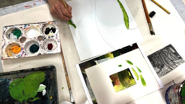 Acrylic painting painting workshop for adults