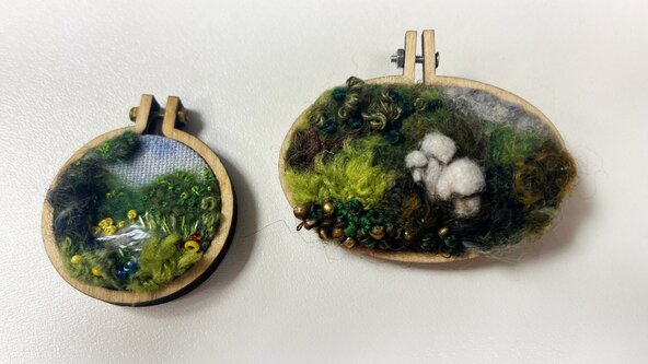 CHRISTMAS: Wearable Art using Mini Embroidery Technique (Adult)