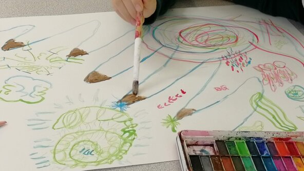 Paint Large Pictures Inspired by Murals (Aged 7 - 11)