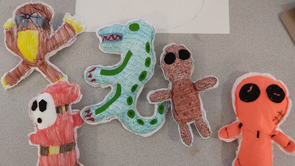October Half Term: Create Your Own Plushie Monsters! (Ages 7 - 11)