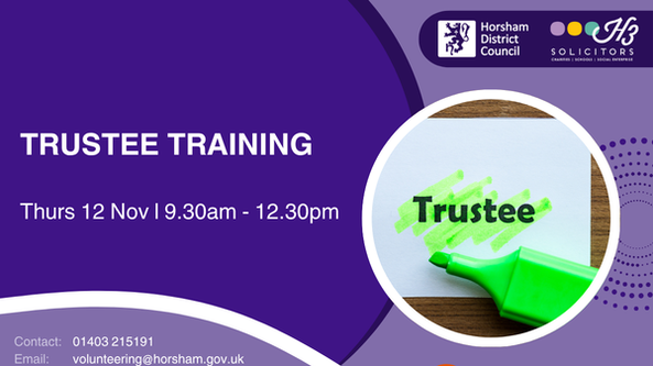 Trustee Training - Voluntary Sector Support