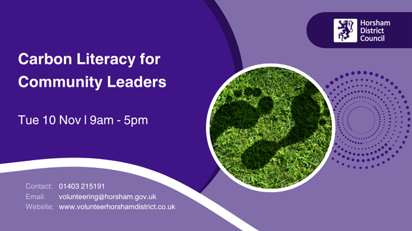 Carbon Literacy Training for Community Leaders - Sustainability