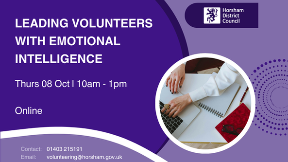 Leading Volunteers with Emotional Intelligence - Voluntary Sector Support