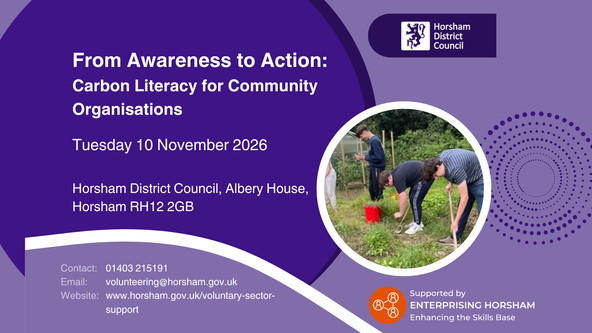 From Awareness to Action: Carbon Literacy for Community Organisations - Sustainability