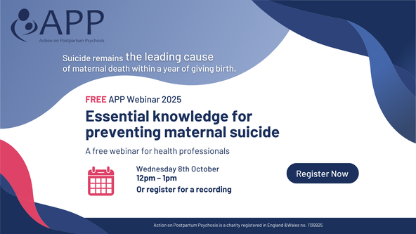 APP Webinar 2025: Essential knowledge for preventing maternal suicide