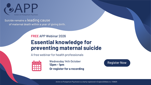 APP Webinar 2026: Essential knowledge for preventing maternal suicide