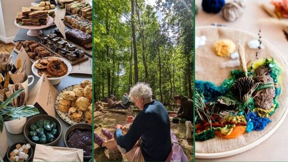 Woven together spring arts retreat 