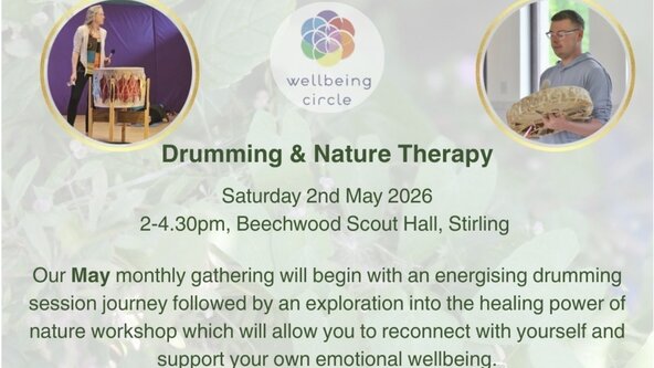 🥁🌿 Drumming & Nature Therapy – Grasping the Nettle