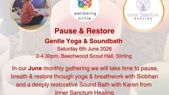 🧘‍♀️🎼 Pause & Restore - Yoga & Soundbath Experience