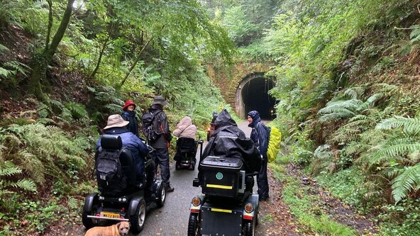 Accessible Walk, Long Timber Woods with Wheeled Access Group Free Walk