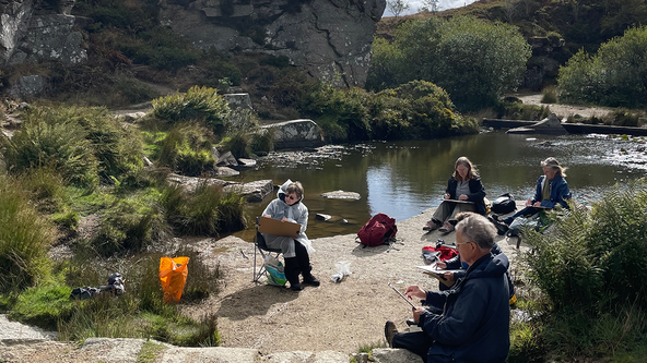 Dawdle and Draw: Haytor Quarries