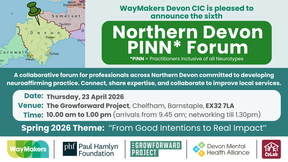 Northern Devon PINN Forum - Spring 2026 - Thursday, 23 April