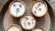 Small Wood Bowl Candle Class (Coastal Blue Southport)